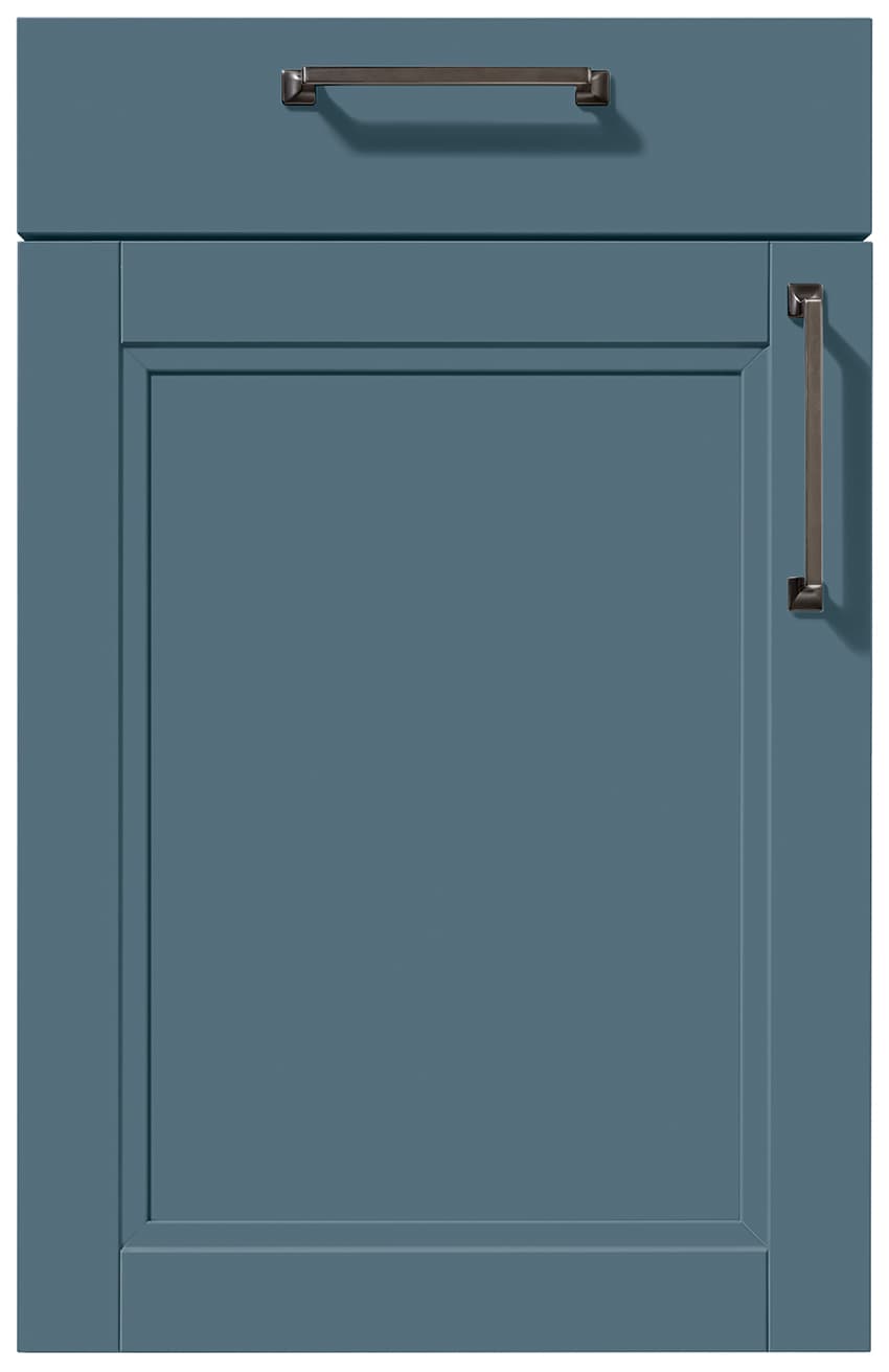 Cameo Satin Stahlblau satin